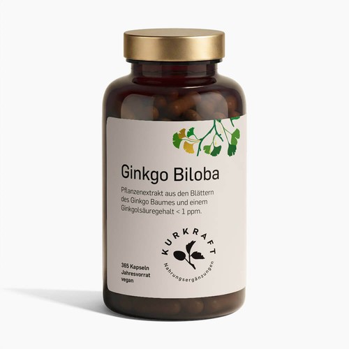 Kurkraft ginkgo biloba - ginkgo,