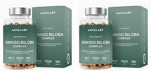Ginkgo biloba kapseln - ginkgo, 7500mg