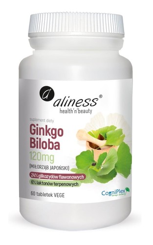 Aliness ginkgo biloba 120mg - aliness,