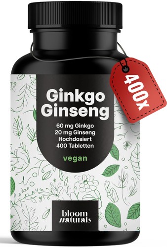 Ginkgo ginseng tabletten - ginkgo,