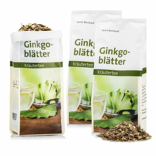 Ginkgoblätter kräutertee mit - ginkgoblätter-kräutertee,